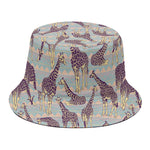 Aztec Giraffe Pattern Print Bucket Hat
