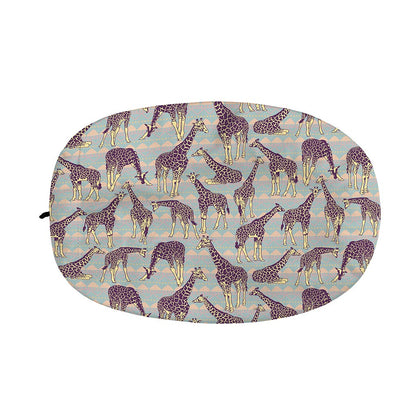 Aztec Giraffe Pattern Print Car Side Mirror Covers