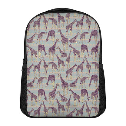 Aztec Giraffe Pattern Print Casual Backpack
