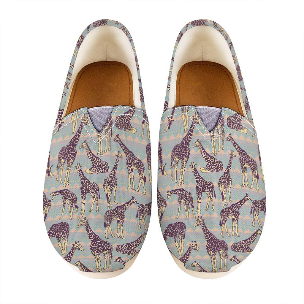 Aztec Giraffe Pattern Print Casual Shoes