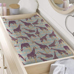 Aztec Giraffe Pattern Print Changing Pad Cover