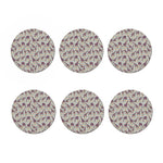 Aztec Giraffe Pattern Print Coaster Set