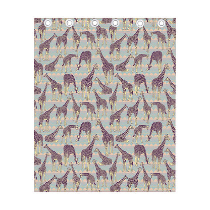 Aztec Giraffe Pattern Print Curtain