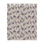 Aztec Giraffe Pattern Print Curtain