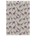 Aztec Giraffe Pattern Print Curtain