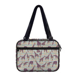 Aztec Giraffe Pattern Print Double Strap Bible Bag