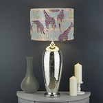 Aztec Giraffe Pattern Print Drum Lamp Shade