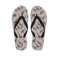 Aztec Giraffe Pattern Print Flip Flops