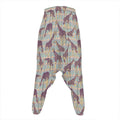 Aztec Giraffe Pattern Print Hammer Pants