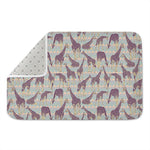 Aztec Giraffe Pattern Print Indoor Door Mat