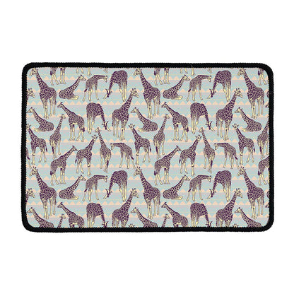 Aztec Giraffe Pattern Print Kitchen Mat