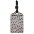 Aztec Giraffe Pattern Print Luggage Tag