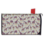 Aztec Giraffe Pattern Print Mailbox Cover
