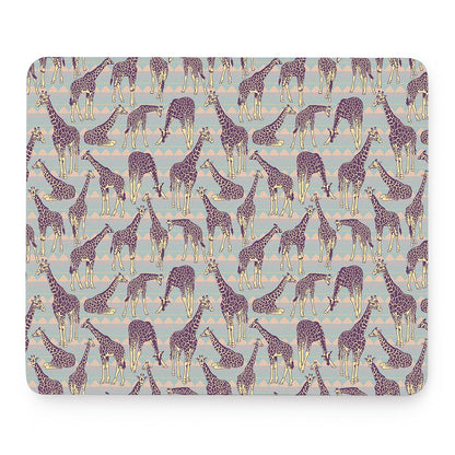 Aztec Giraffe Pattern Print Mouse Pad