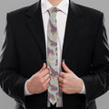 Aztec Giraffe Pattern Print Necktie