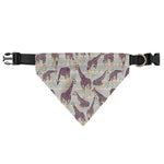 Aztec Giraffe Pattern Print Over The Collar Dog Bandana