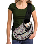 Aztec Giraffe Pattern Print Pet Sling Carrier