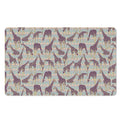 Aztec Giraffe Pattern Print Polyester Doormat