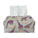 Aztec Giraffe Pattern Print Rectangle Tissue Box Cover