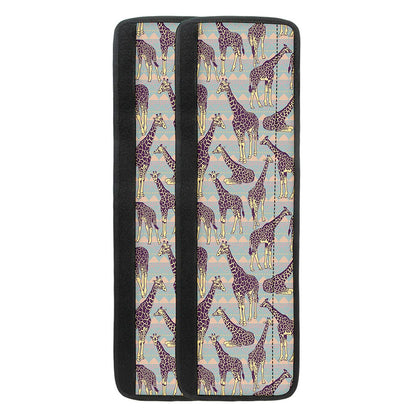 Aztec Giraffe Pattern Print Refrigerator Handle Covers