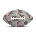 Aztec Giraffe Pattern Print Rugby Ball