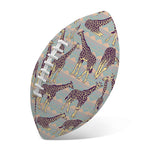 Aztec Giraffe Pattern Print Rugby Ball