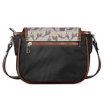 Aztec Giraffe Pattern Print Saddle Bag
