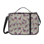 Aztec Giraffe Pattern Print Shoulder Strap Bible Bag