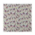 Aztec Giraffe Pattern Print Silk Bandana