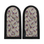 Aztec Giraffe Pattern Print Skillet Handle Cover