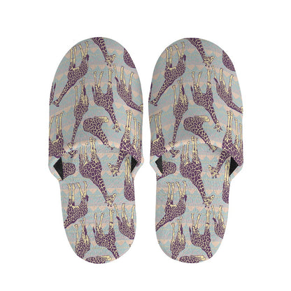 Aztec Giraffe Pattern Print Slippers