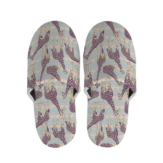 Aztec Giraffe Pattern Print Slippers