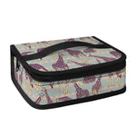 Aztec Giraffe Pattern Print Small Lunch Bag
