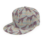 Aztec Giraffe Pattern Print Snapback Cap