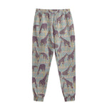 Aztec Giraffe Pattern Print Sweatpants