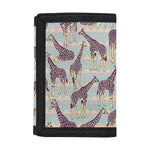 Aztec Giraffe Pattern Print Trifold Wallet