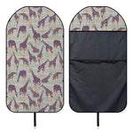 Aztec Giraffe Pattern Print Waterproof Car Seat Cover