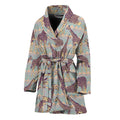 Aztec Giraffe Pattern Print Women's Bathrobe
