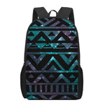 Aztec Tribal Galaxy Pattern Print 17 Inch Backpack