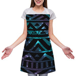 Aztec Tribal Galaxy Pattern Print Adjustable Apron