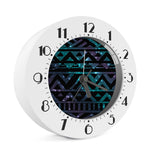Aztec Tribal Galaxy Pattern Print Alarm Clock