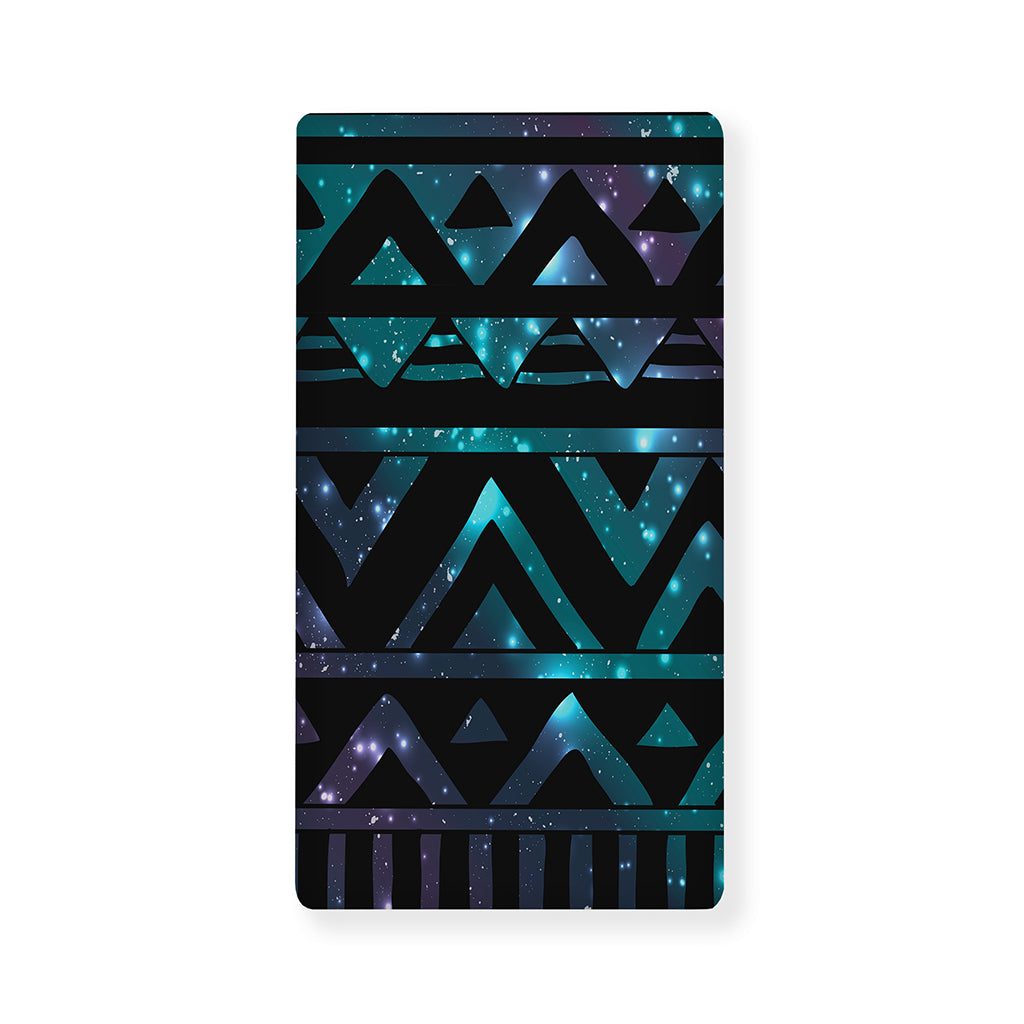 Aztec Tribal Galaxy Pattern Print Baby Crib Sheet