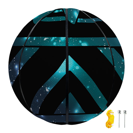 Aztec Tribal Galaxy Pattern Print Basketball