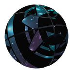 Aztec Tribal Galaxy Pattern Print Basketball