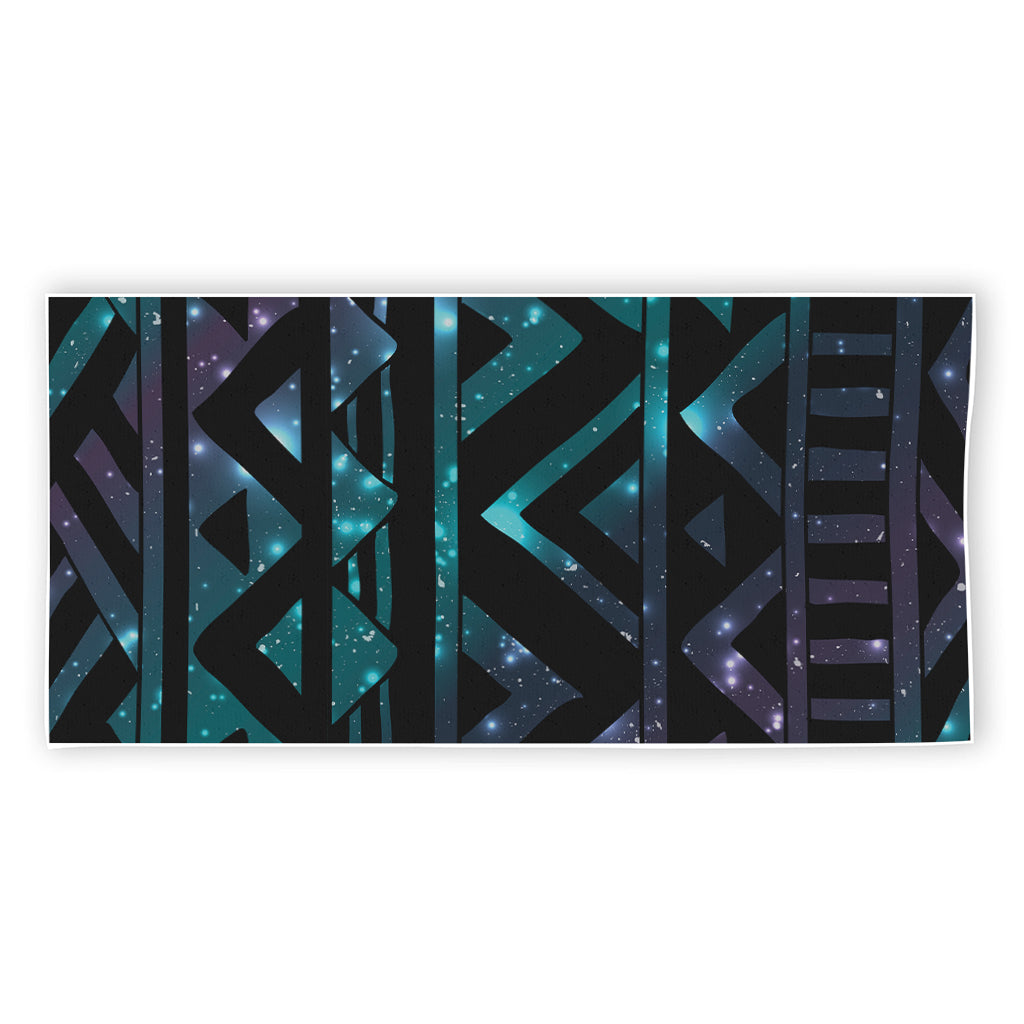 Aztec Tribal Galaxy Pattern Print Beach Towel