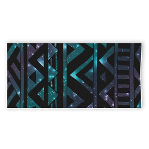 Aztec Tribal Galaxy Pattern Print Beach Towel