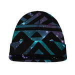 Aztec Tribal Galaxy Pattern Print Beanie