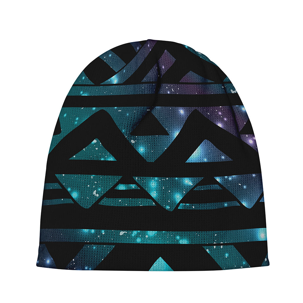 Aztec Tribal Galaxy Pattern Print Beanie