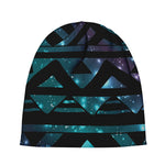 Aztec Tribal Galaxy Pattern Print Beanie