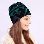 Aztec Tribal Galaxy Pattern Print Beanie
